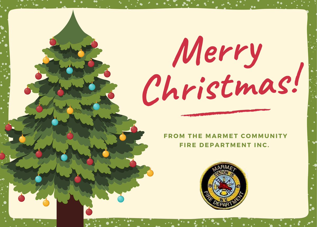 MarmetFire's tweet photo. From our family to yours, we wish you all a Merry Christmas https://t.co/cW2Am5EJrV
