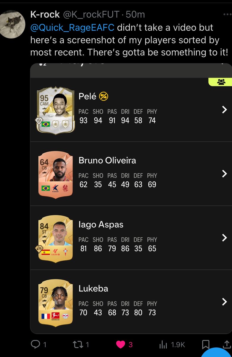 Quick_RageEAFC's tweet photo. ⚠️🛑  Do NOT Attempt!!  🛑⚠️

🇫🇷🇧🇷🇳🇱   Every algorithm has holes.
If you haven’t, &amp; 
⚠️ Only are doing pack anyway!
1). Do SBC
2). LOG OUT
3). Then do method.   

TIP:  Buying your active mangers nation had “helped”, or seasons Nation. 🛑
👇Those two just tried. https://t.co/66PFgLhS5v