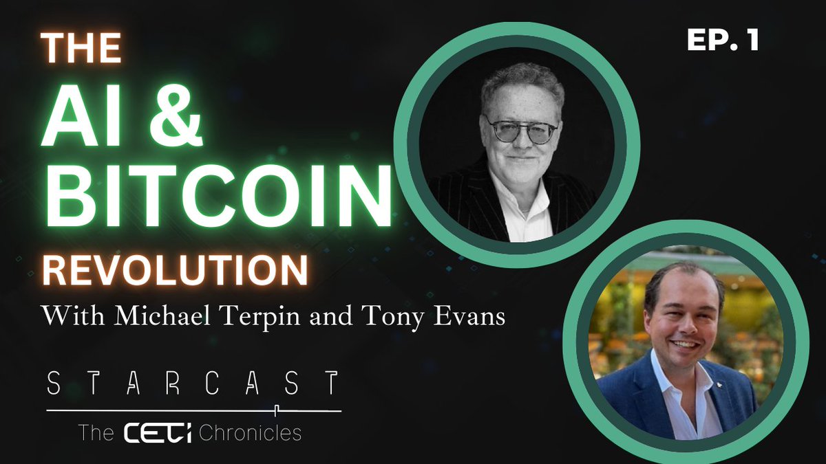 Our first episode of "StarCast: The CETI Chronicles", we explore the cycles of Bitcoin, the role of AI, and more in our engaging interview with <a href="/michaelterpin/">Michael Terpin</a> and <a href="/tonyevanscrypt/">Tony Evans</a>. Discover the strategies and insights that could shape your understanding of the digital economy and