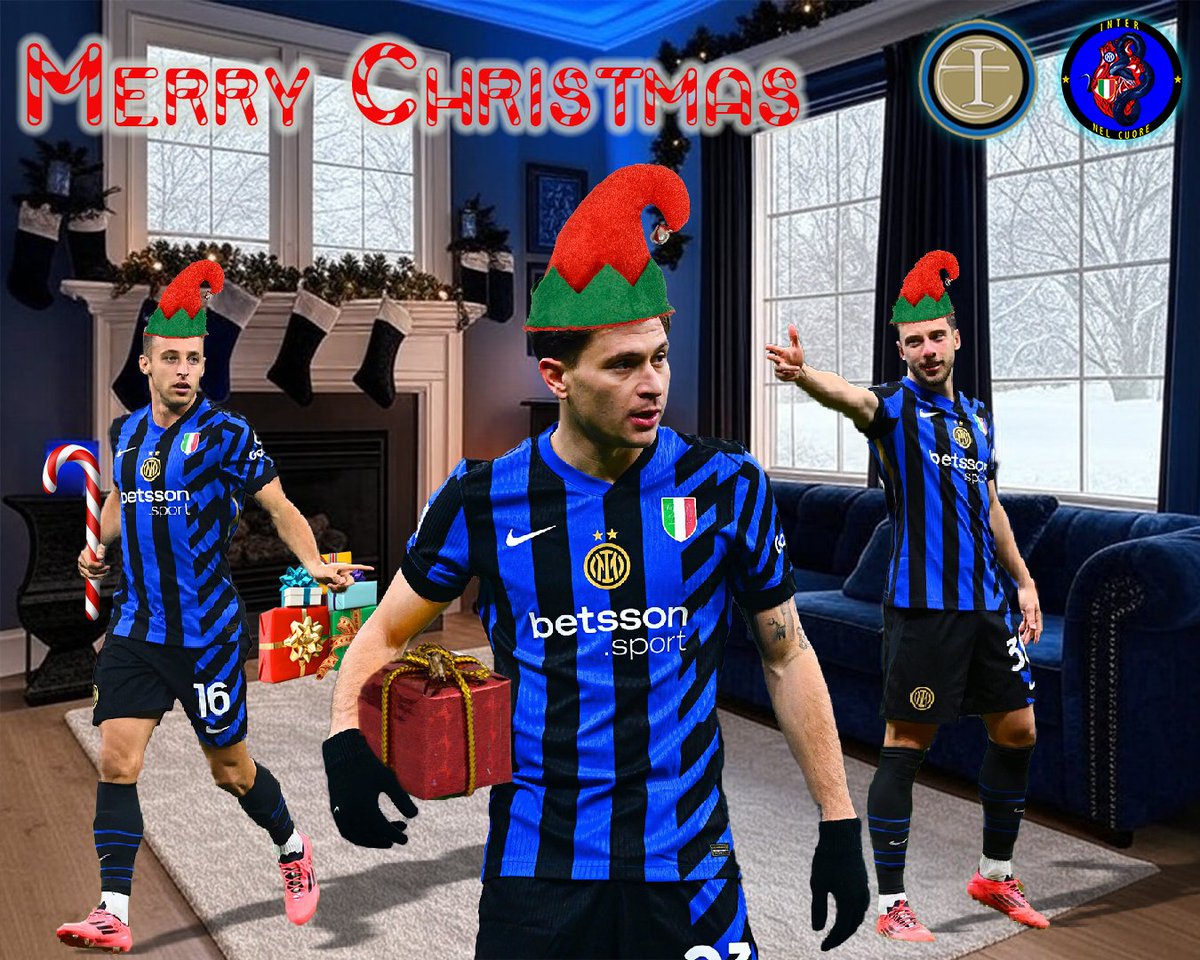 IUfficiale's tweet photo. BUON NATALE 🎅🏻🎄E SEMPRE FORZA INTER ⚫🔵
https://t.co/cVqwp6evxY https://t.co/99H1NcaNKu
