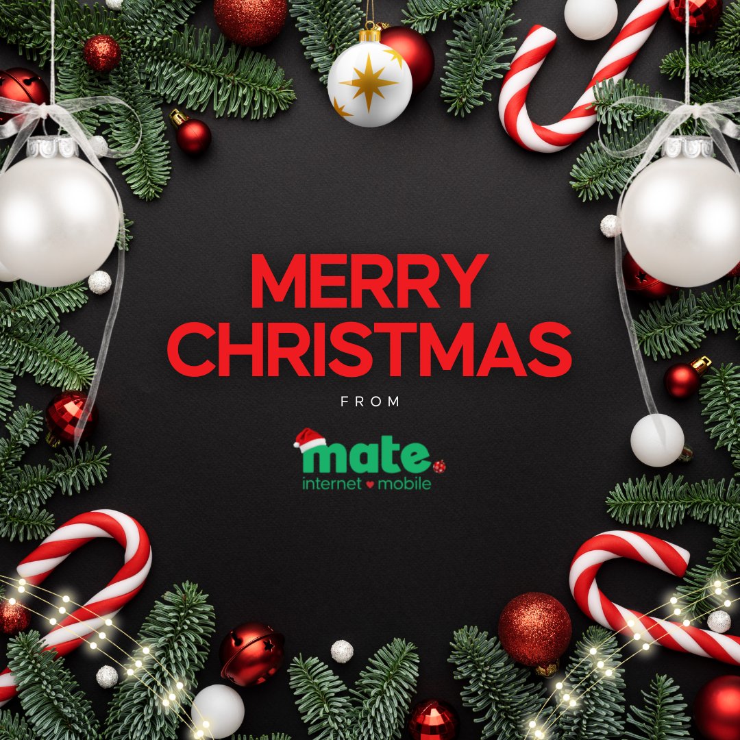 🎄✨ Merry Christmas from the MATE family! ✨🎄
We’re sending lots of love, joy, and good vibes your way this holiday season.❤️🎁 

🎅🎉 Drop a comment and let us know how you’re spending Christmas with your mates! 👇🎄 #christmas2024