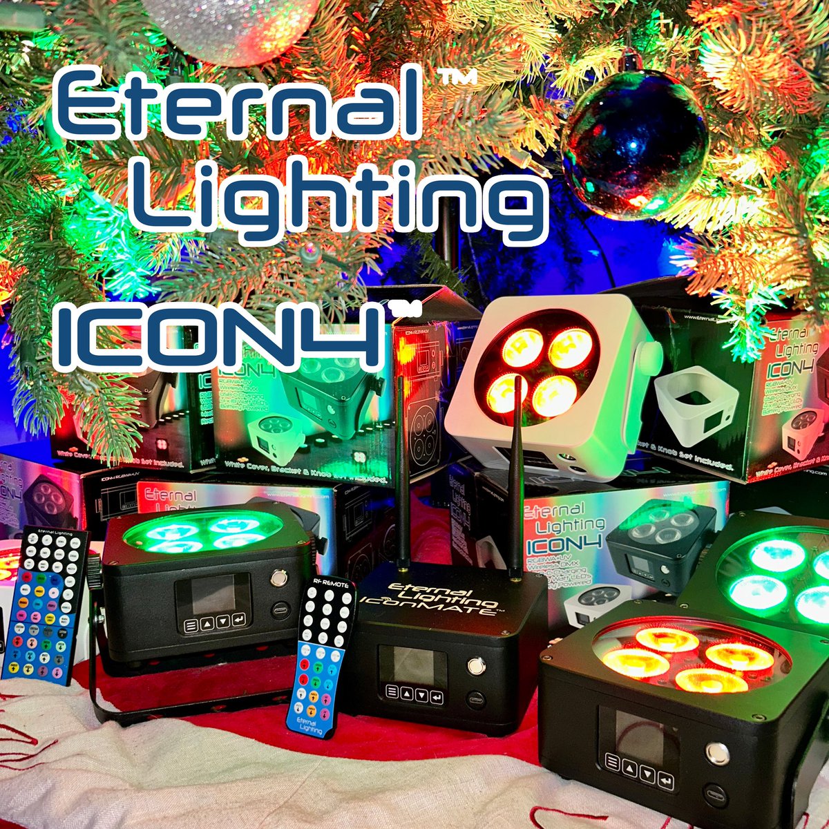 ICON4™ &amp; IconMATE™ 🎄🎁

Our New IconMate™ is perfect complement to the new Icon4™ and the IconMATE™ is backwards compatible with the CUBE series. 

#EternalLighting #NewRelease #ICON4 #uplighting #IconMATE
