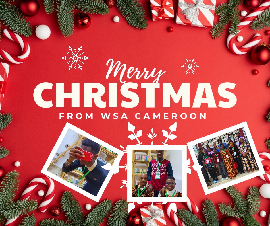 Merry Christmas from WSA Cameroon !

Go out there and make every experience a story! 

Enjoy your day 🎄🎁🎊