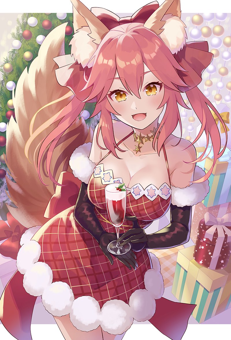 CaskoTamamo's tweet image. Daily Tamamo post! 🦊❤️  Merry Christmas ♥ 

Source: pixiv.net/en/artworks/86…