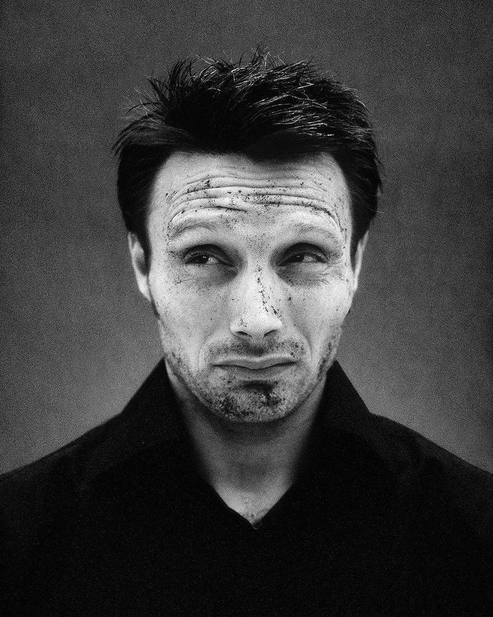 noforts's tweet image. Mads Mikkelsen, 36, photographed by Martin Juul for Euroman magazine, 2001