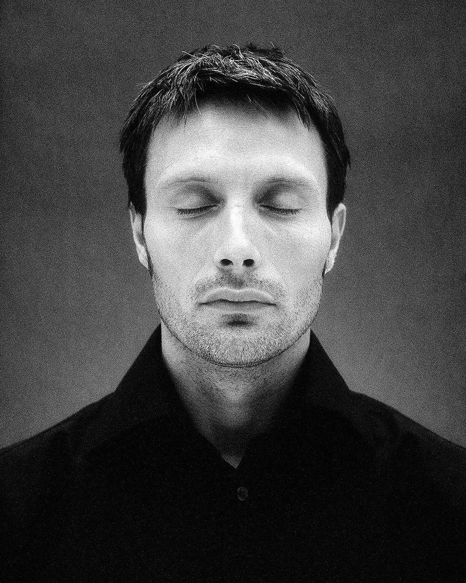 noforts's tweet image. Mads Mikkelsen, 36, photographed by Martin Juul for Euroman magazine, 2001