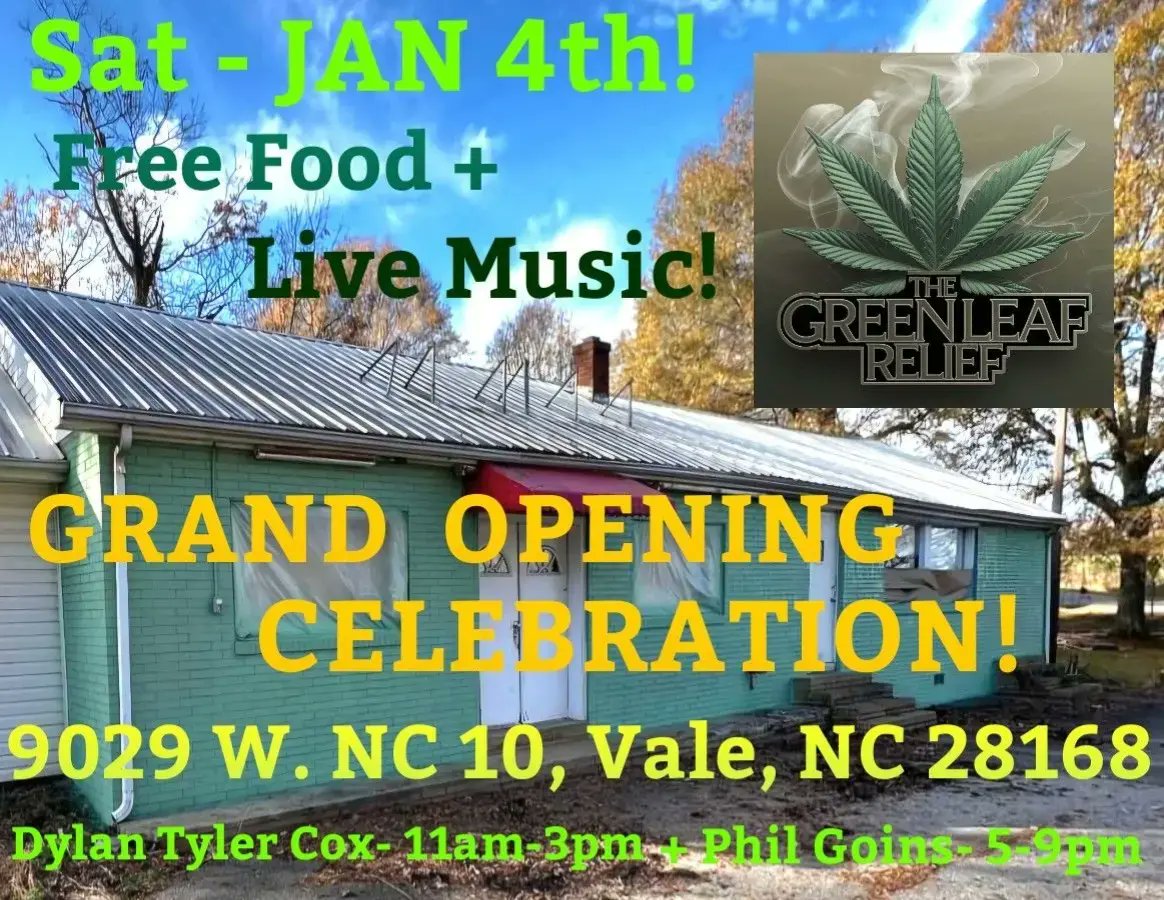 TGLRUpdates's tweet image. Welcome to our New Joint Y'all! Grand Opening Celebration of TGLR'S VALE Location is on Saturday, January 4th, 2025! 
9029 W. NC 10, Vale, NC 28168
*Free Tacos from 11am-5pm (provided by Taco Azteca Mex)
Performances By:
Dylan Tyler Cox- 11am-3pm 
Phil Goins- 5-9pm!
