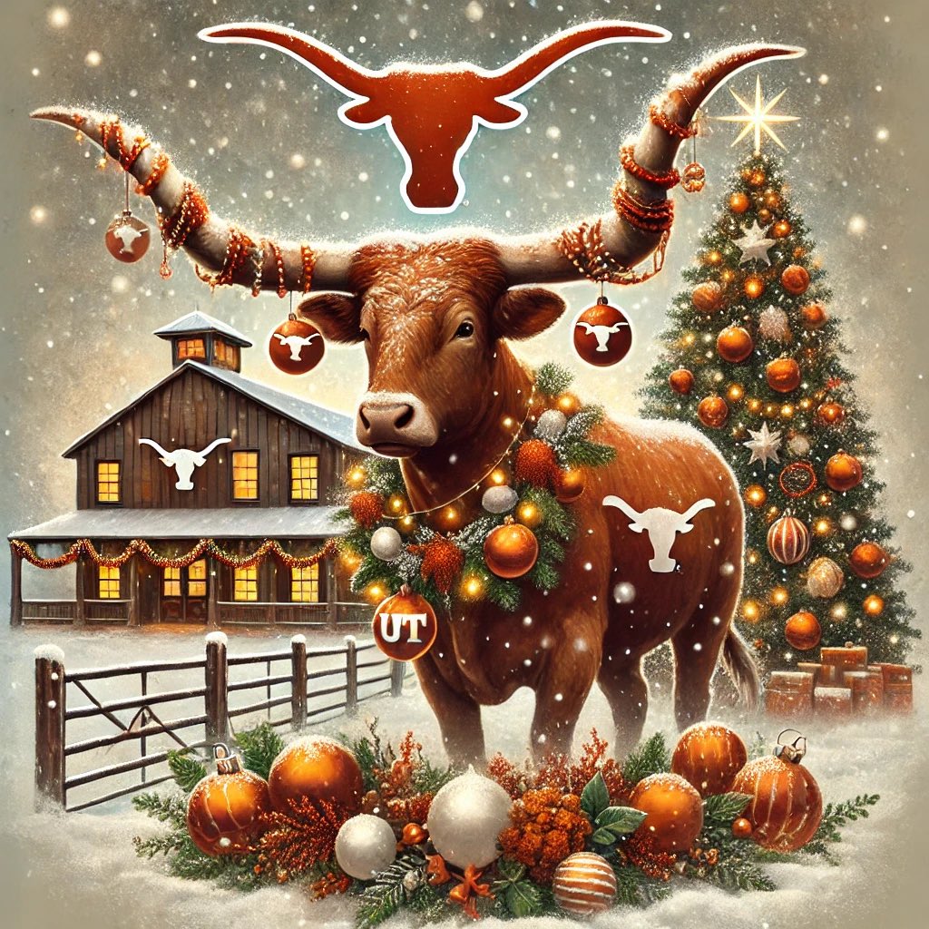 Merry Christmas and Hook ‘Em
Be kind and spread some cheer 🤘🏻