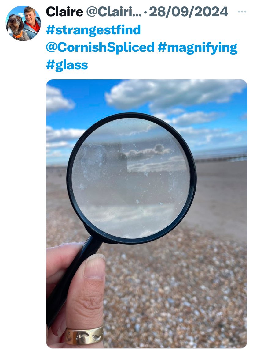 CornishSpliced's tweet photo. A very merry Christmas everyone. 🎄
It’s been tough to decide who wins our #StrangestFind this year but our decision goes to Gladiator @Clairie21
Thank you Claire for looking after our sea 🌊 and removing so much.
We will be intouch.
#MakingADifference. https://t.co/w8OK8wDFgL