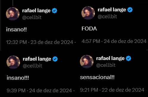 andromental's tweet photo. top 4 interações no twitter do cellbit com a rapazeada https://t.co/poQwec7QeK