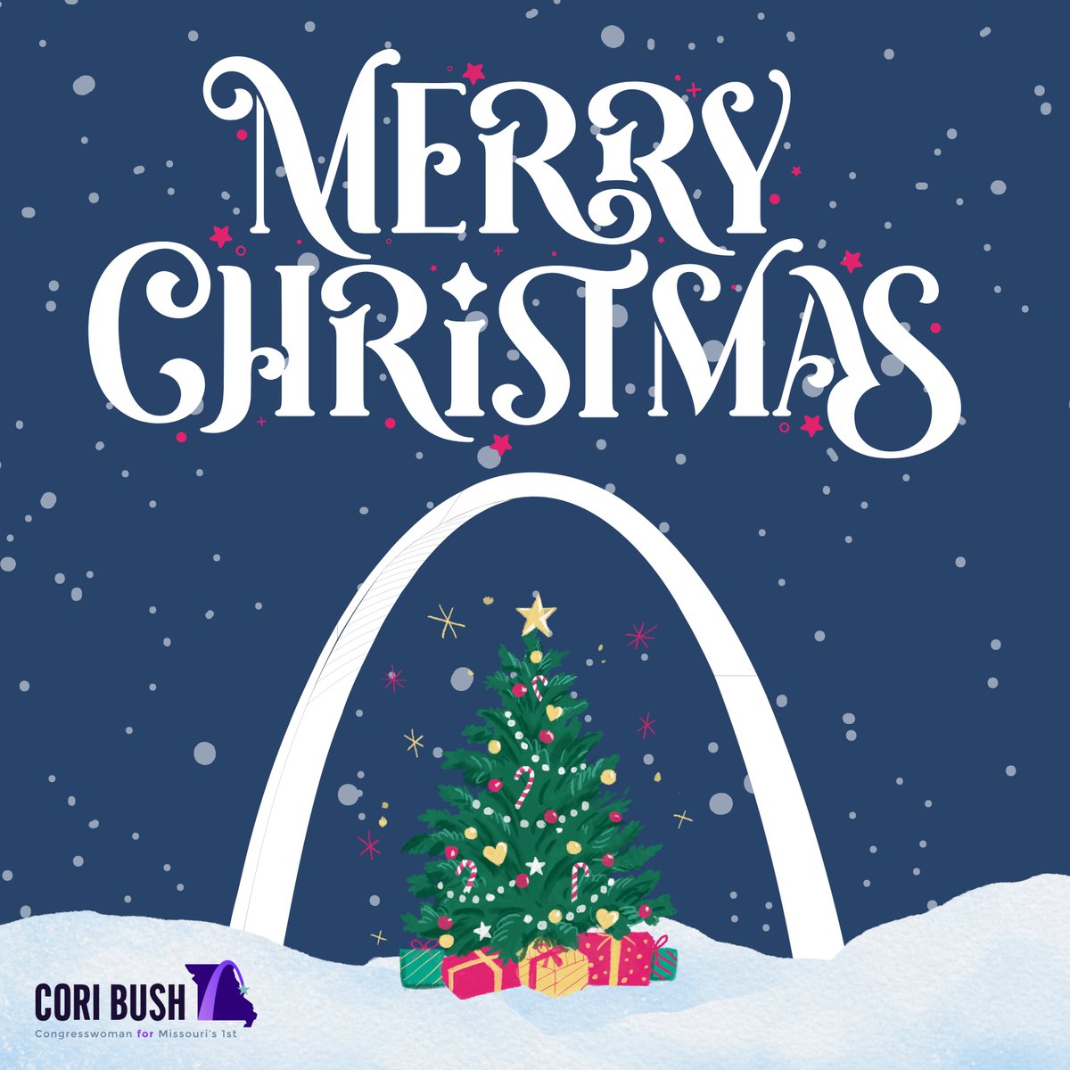 Wishing a Merry Christmas to  St. Louis and those celebrating across the world.

Your Congresswoman loves you!
