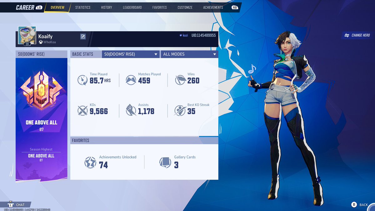 Koaify's tweet image. Another game another top 500 🙏