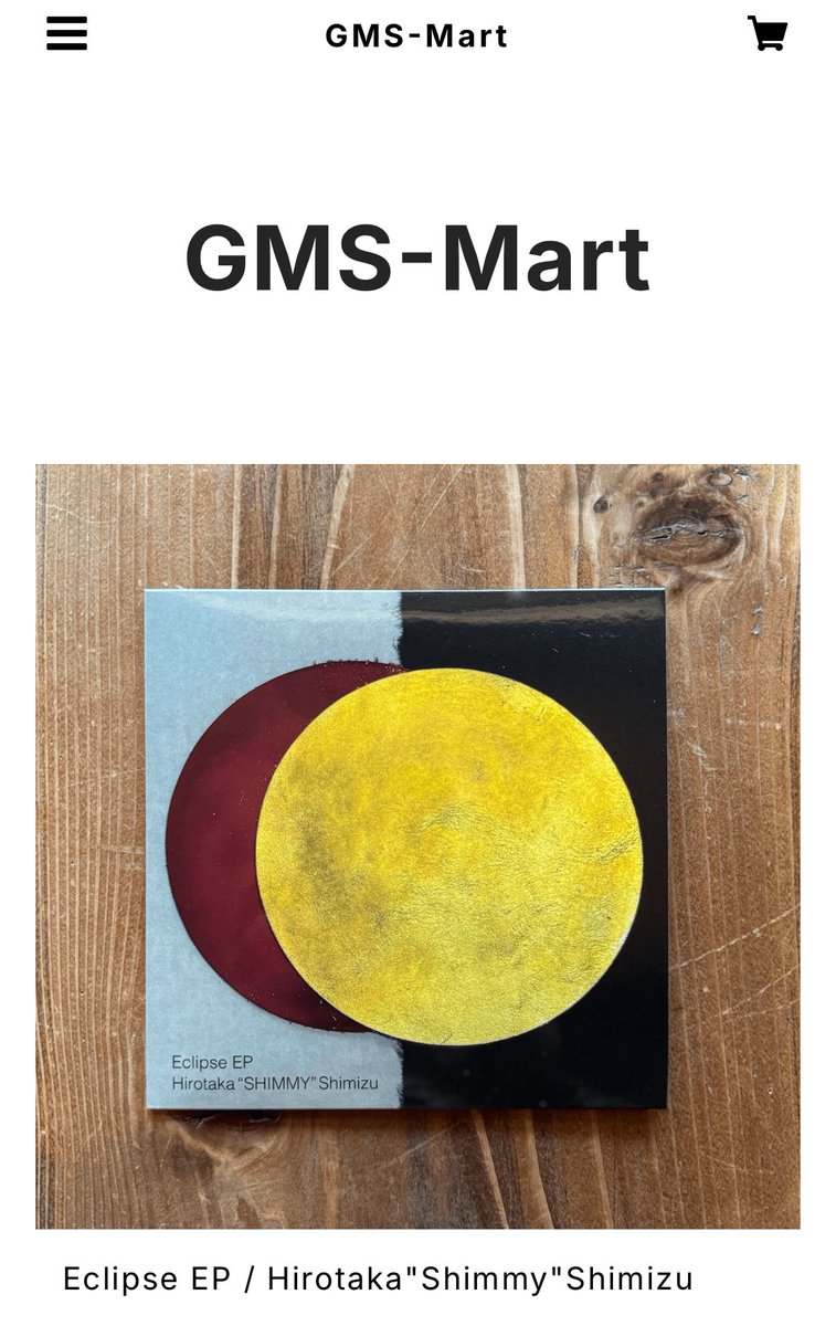 ShimizuHirotaka's tweet photo. 通販サイト『GMS-Mart』
試験的に12/31まで限定オープンです!
宜しくどうぞ。
https://t.co/F5wNeYiU4F
#GMSMart
#hirotakashimmyshimizu
#eclipseEP https://t.co/8NN6DgWBuf