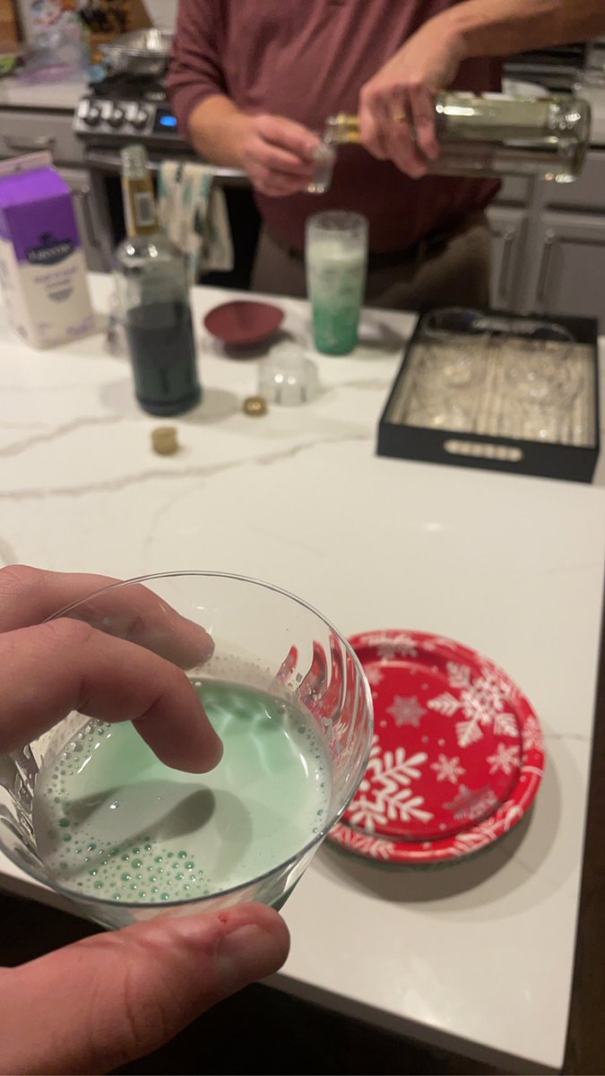 JoeJagginOff's tweet photo. Dads breaking out the grasshoppers. #d3tapped #jagbomb https://t.co/2BRgMv8zwL