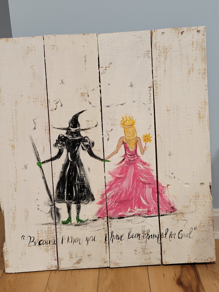 Favorite Christmas gift by far 🥹

#gelphie #WickedMovie #becauseiknewyou