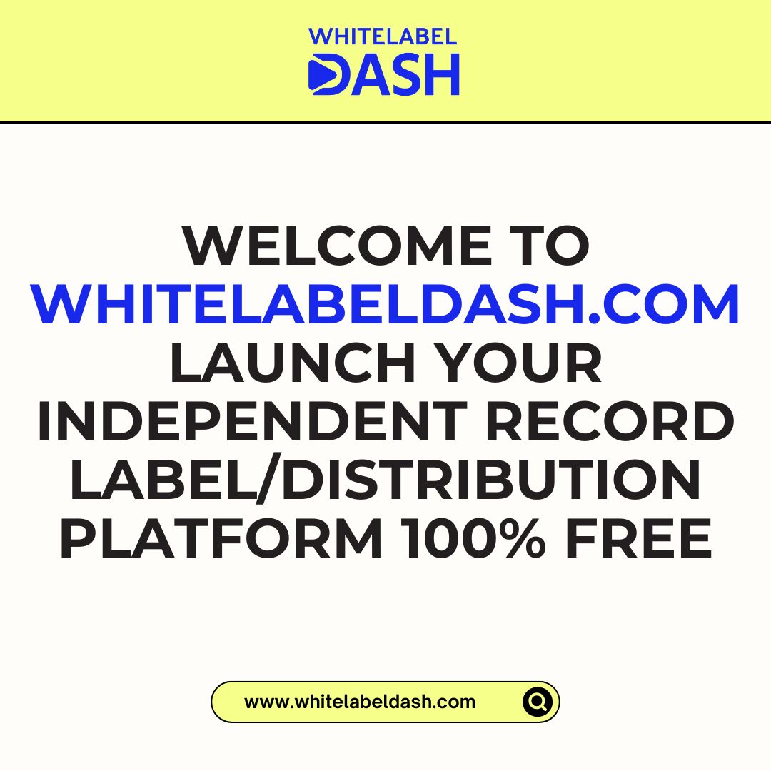 musicdashh's tweet image. 🎤 Welcome to WhitelabelDASH.com🌟

🚀 Launch your independent record label or distribution platform – 100% FREE!

💡 Your brand, your rules.
🌍 Ready to take control?

👉 Start now: whitelabeldash.com

#WhiteLabelDash #IndependentMusic #RecordLabel #MusicDistribution