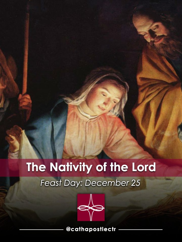 Join the Catholic Apostolate Center in commemorating the #Solemnity of the Nativity of the Lord | The Feast of the Nativity celebrates the birth of Jesus Christ in Bethlehem.

catholicapostolatecenterfeastdays.org/feast-days-and…