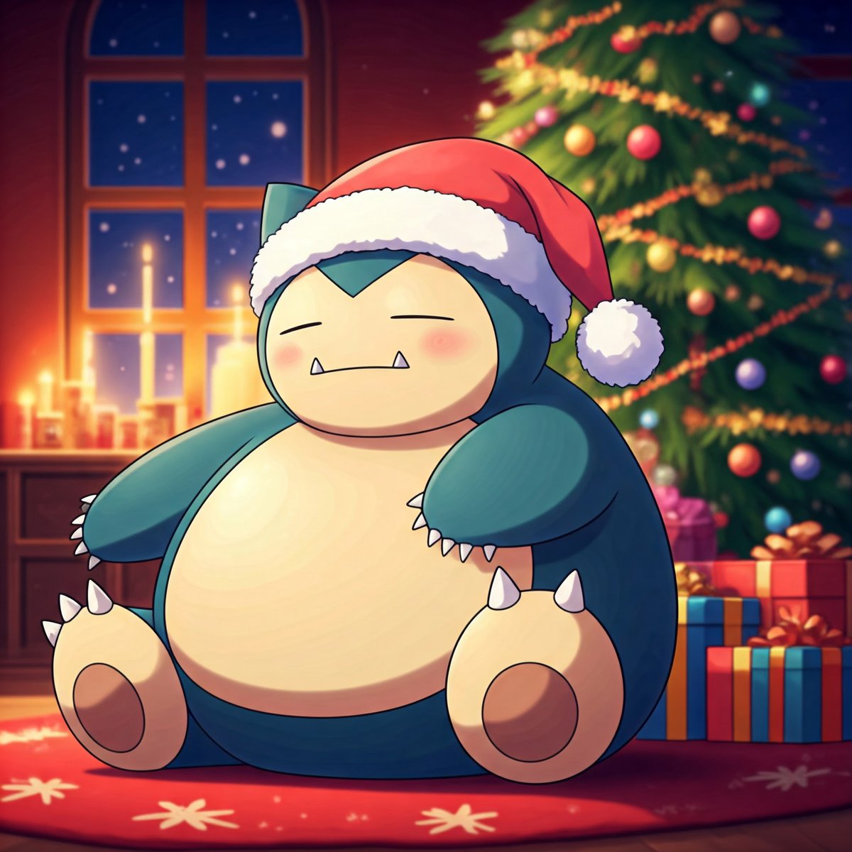 MaximusHexPulse's tweet image. Merry Christmas from #PokeChain
$Snorlax