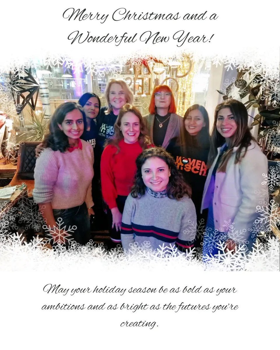 Merry Christmas from Women in Tech The Netherlands! 🎄💫💃 <a href="/WomeninTechNL1/">Women in Tech The Netherlands</a>