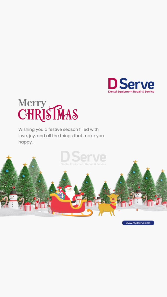 Merry Christmas! May this festive season bring joy, love, and warmth to you and your loved ones. Wishing you peace, prosperity, and countless blessings for the year ahead
#merrychristmas🎄 #happychristmas #dservedentalequipmentrepair #dservedental #dservekochi