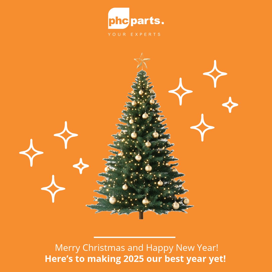 PHCParts's tweet image. Merry Christmas and Happy New Year from all of us at PHC Parts! 

Here’s to a successful 2025 filled with trusted service and new opportunities. 

Thank you for your support—let’s make it our best year yet!

#MerryChristmas #HappyNewYear #PHCParts #TrustedService #NewBeginnings