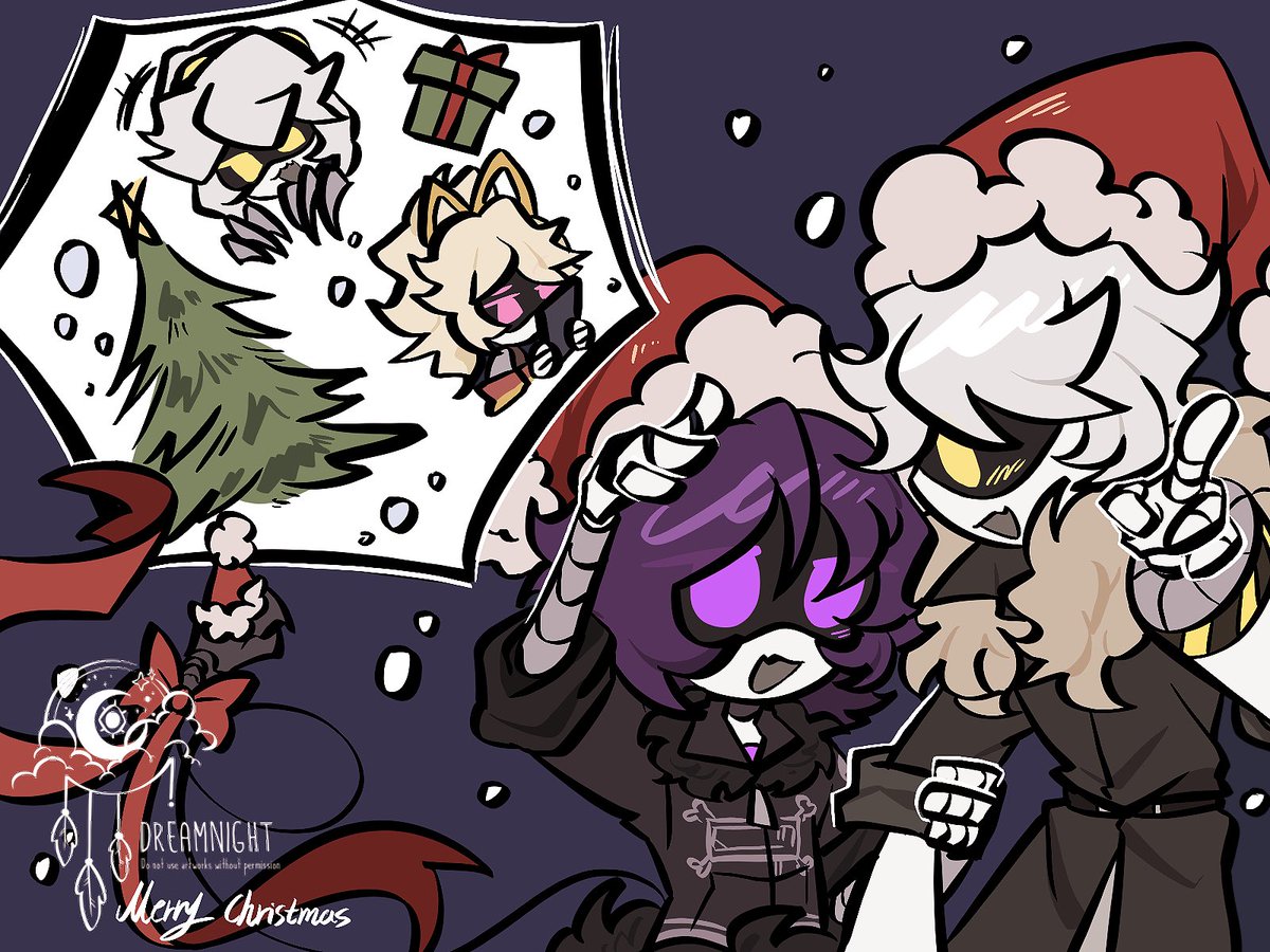 Dreamnight0808's tweet photo. Merry Christmas🎄 

#murderdrones 
#nuzi 
#Christmas https://t.co/5bjWJGhLld