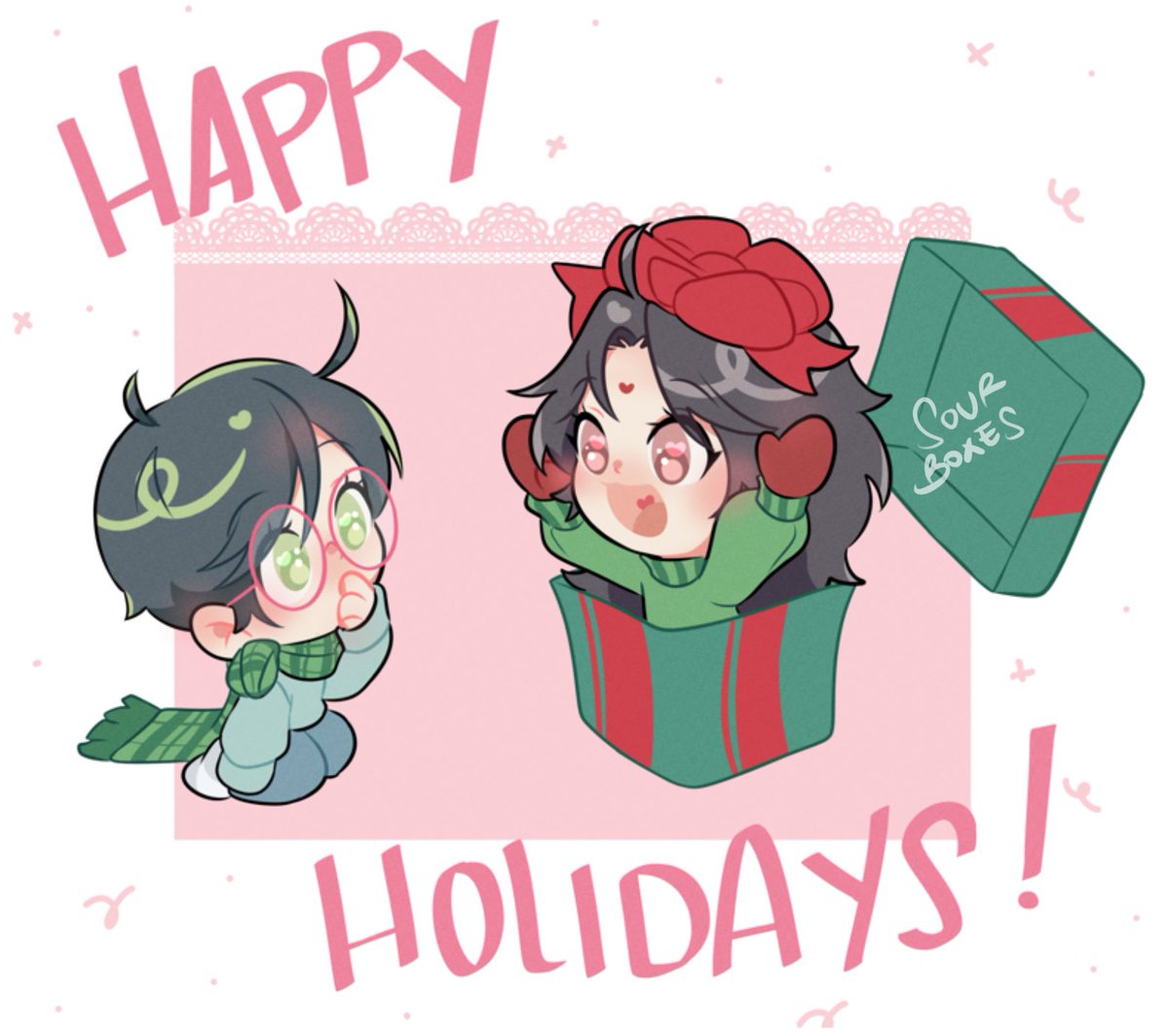 sourboxes's tweet image. Merry Christmas!! ✨🎁 ❤️ #svsss #bingyuan
