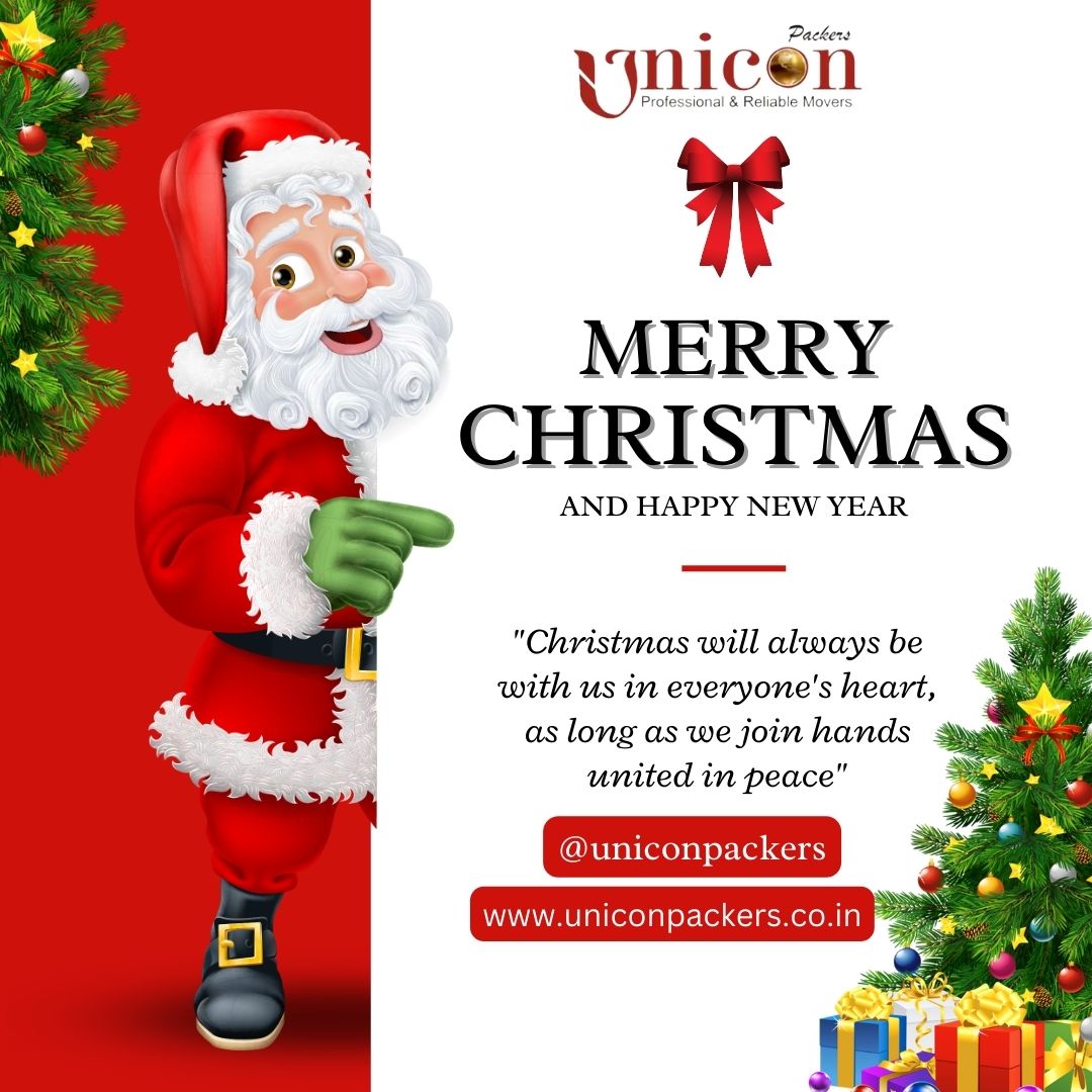 uniconpackers's tweet photo. 🎄 Merry Christmas from all of us at Unicon Packers &amp; Movers! 
🎁🚛 May this festive season bring you happiness, warmth, and new beginnings as you move into the next chapter of your life. Let us help you pack joy and shift into a brighter future! 🎅
#MerryChristmas #UniconPackers https://t.co/x73quFww7s