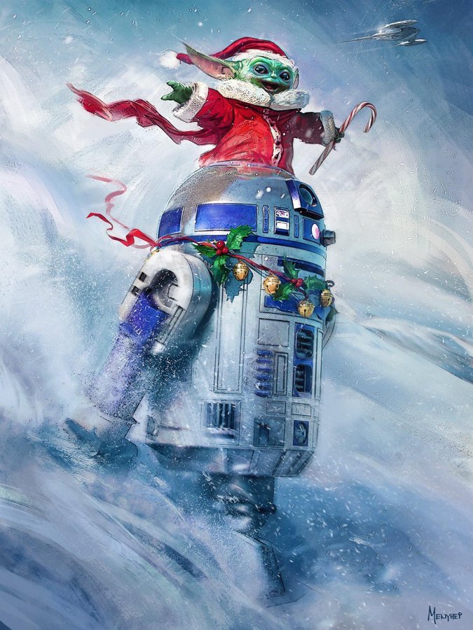Robbi3_0nly's tweet image. Merry Christmas Star Wars Fam 🎄