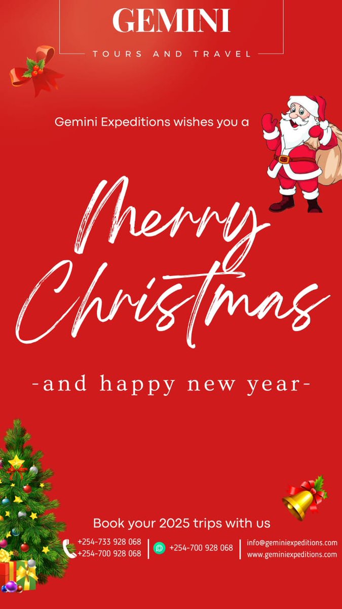 Gem_Expeditions's tweet photo. Wishing you all a Merry Christmas and Happy New Year https://t.co/VyRn85M4pb