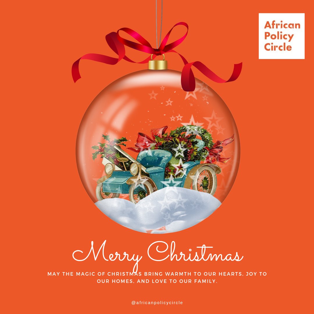 🎄🎁Warmest wishes this holiday season from the African Policy Circle!🎉🌍

May your Christmas be a time of laughter, tears of joy, and unforgettable moments with loved ones.🎉 #MerryChristmas #AfricanPolicyCircle #APC #xmas
#MerryChristmas2024