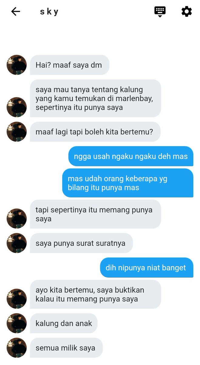 wonghirunkiss's tweet image. skynani au
—— 𝗮𝗻𝗱𝗿𝗼𝗺𝗲𝗱𝗮

Cerita tentang Nani yang dengan iseng membuat cuitan tentang anaknya dan membawanya bertemu dengan ayah kandung dari sang anak