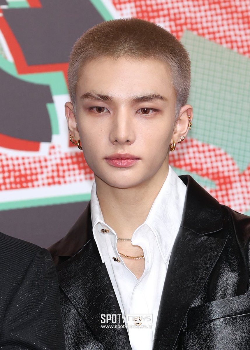 Hyunjin of Stray Kids at 2024 sbs gayo daejeon.