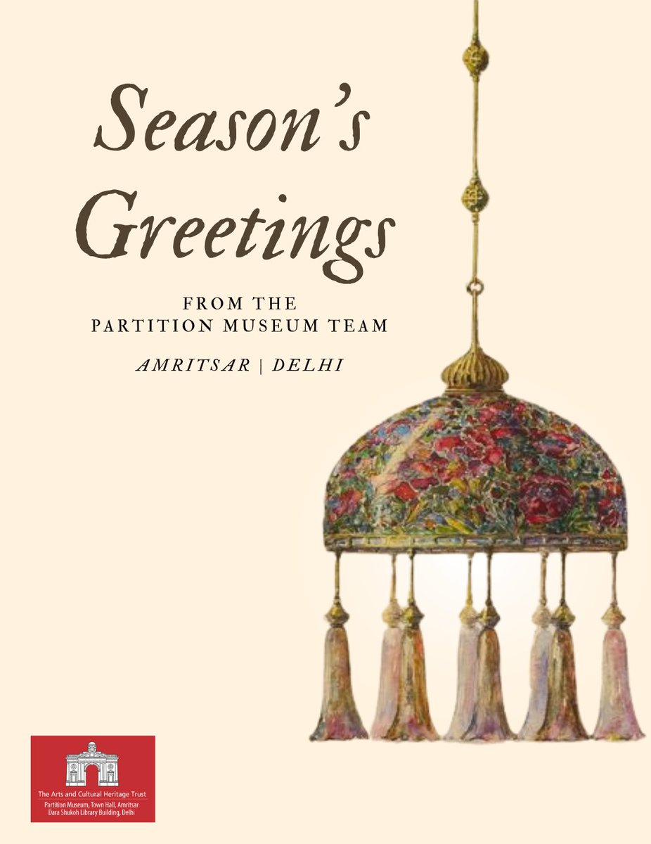Season's Greetings from the Partition Museum Team! As we honour stories of resilience and unity, may this season bring peace, reflection, and hope for a future built on shared understanding and togetherness.