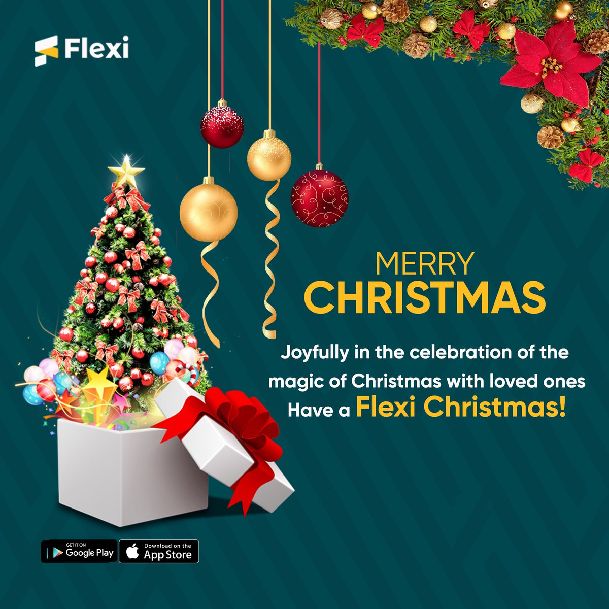 flexi_ng's tweet photo. Merry Christmas from Flexi 🎄
#flexi #flexiloans #flexicash https://t.co/EYLfAGhtgp