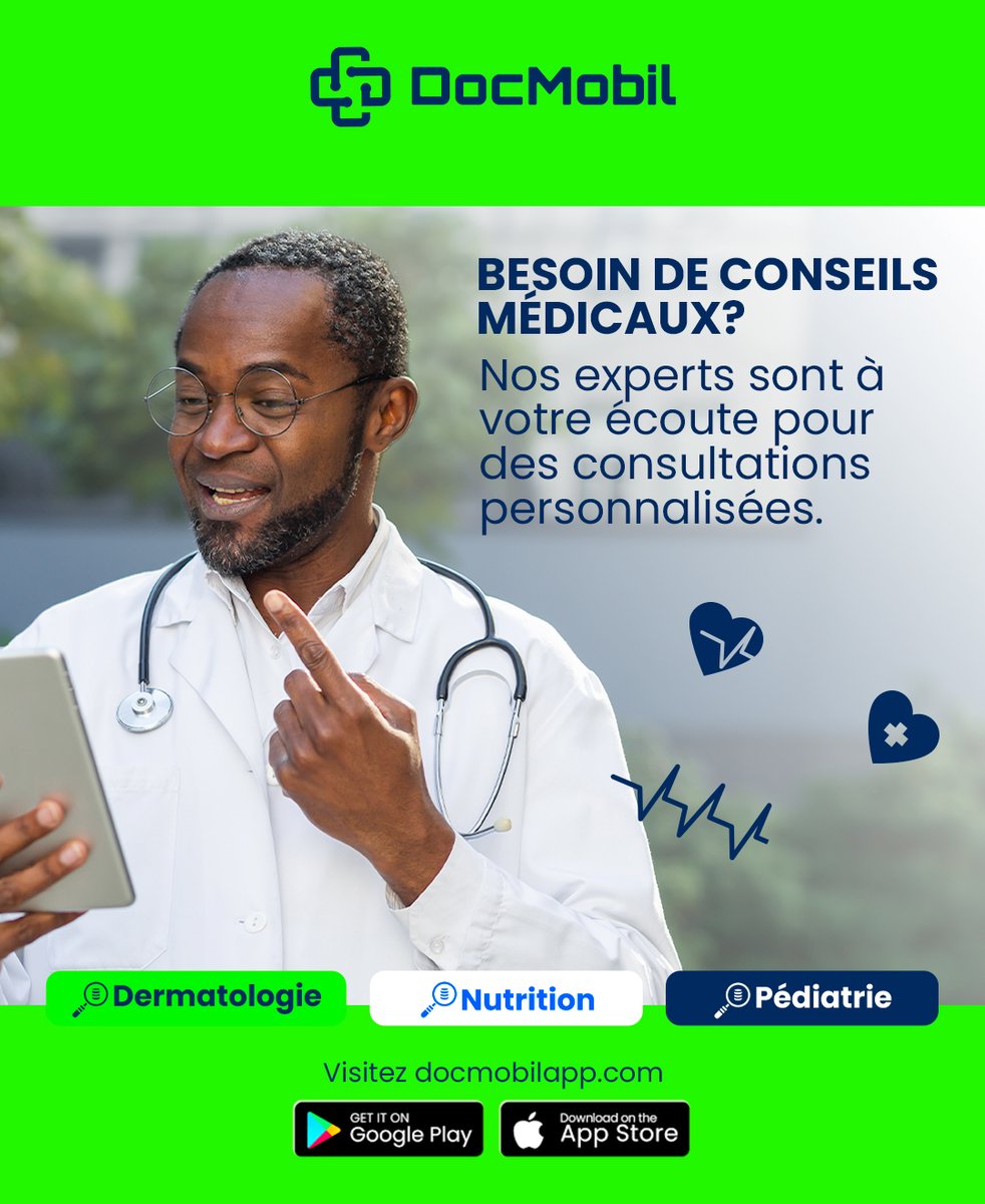 Besoin de conseils médicaux ?
Nos experts sont à votre écoute pour des consultations personnalisées, où que vous soyez.