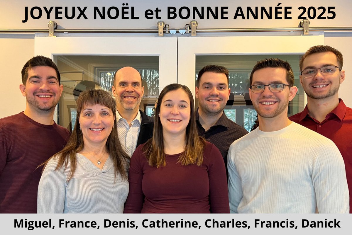 Nous vous souhaitons un beau Noël en famille et une année 2025 inoubliable! Dans notre famille, une belle surprise est en route!