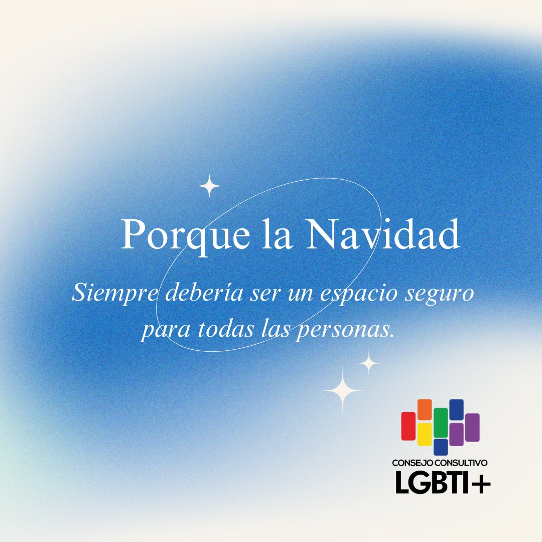 **¡Felices fiestas desde el Consejo Consultivo LGBTI de Ecuador!** 🎄🌈

En esta temporada de Navidad, celebramos el amor en todas sus formas y la diversidad que nos fortalece. A pesar de los retos, seguimos luchando por un Ecuador más inclusivo y libre.