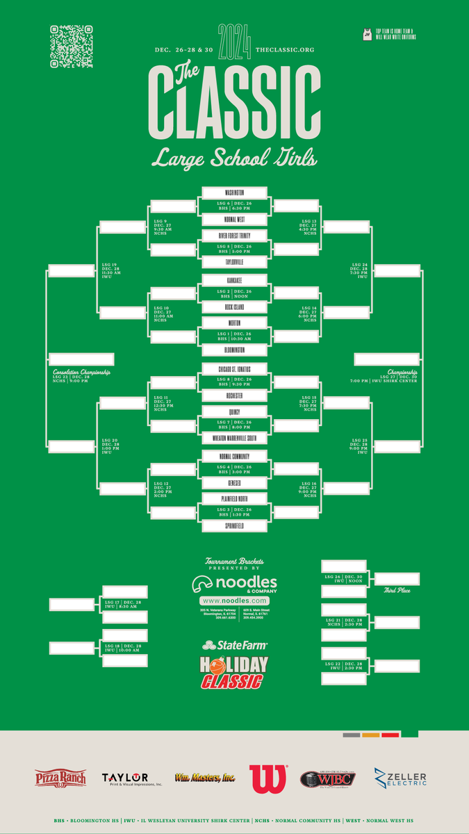ICYMI: Brackets for #TheClassic are out and we're excited abour the Day 1 matchups set for tipoff on Thursday!