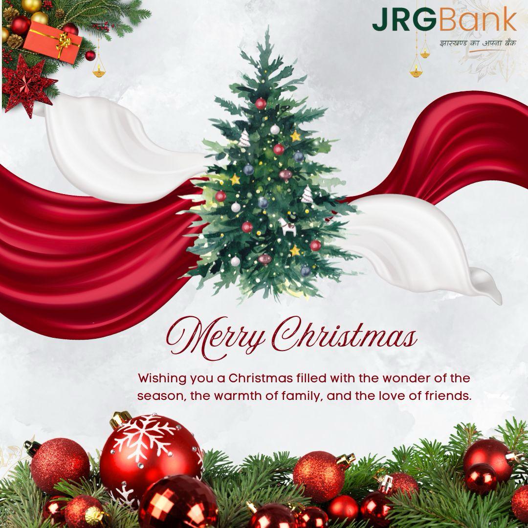 JGB_Official's tweet photo. This Christmas, let’s spread kindness, joy, and smiles everywhere we go. 🎅
Let’s make every moment count as we celebrate the season of giving.
🎄 Merry Christmas from JRGB! 🌟
#jrgbank #jharkhand #merrychristmas #ChristmasEve https://t.co/5WK2XVoQSG