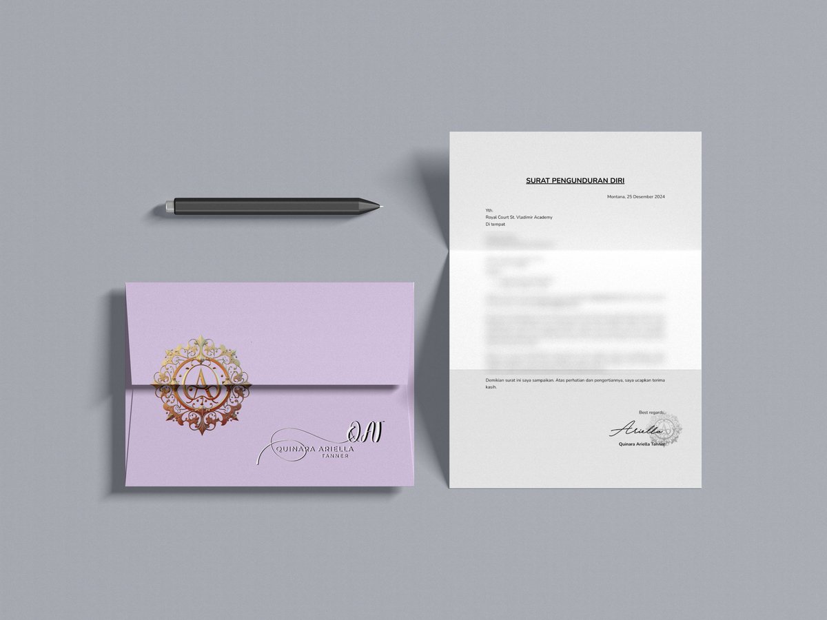 ⠀
<a href="/RoyalCourt_SVA/">Royal Court</a> <a href="/Ms_Kirova/">Ellen Kirova</a> <a href="/Ms__Rinaldi/">Mia #SVA10THANNIVERSARY</a>

I hope this letter finds you well. I am writing to formally inform you that I have submitted my resignation letter and stepped down from my position.

✉️: s.id/QAT-Resign

Best regards,
Quinara Ariella Tanner.
⠀