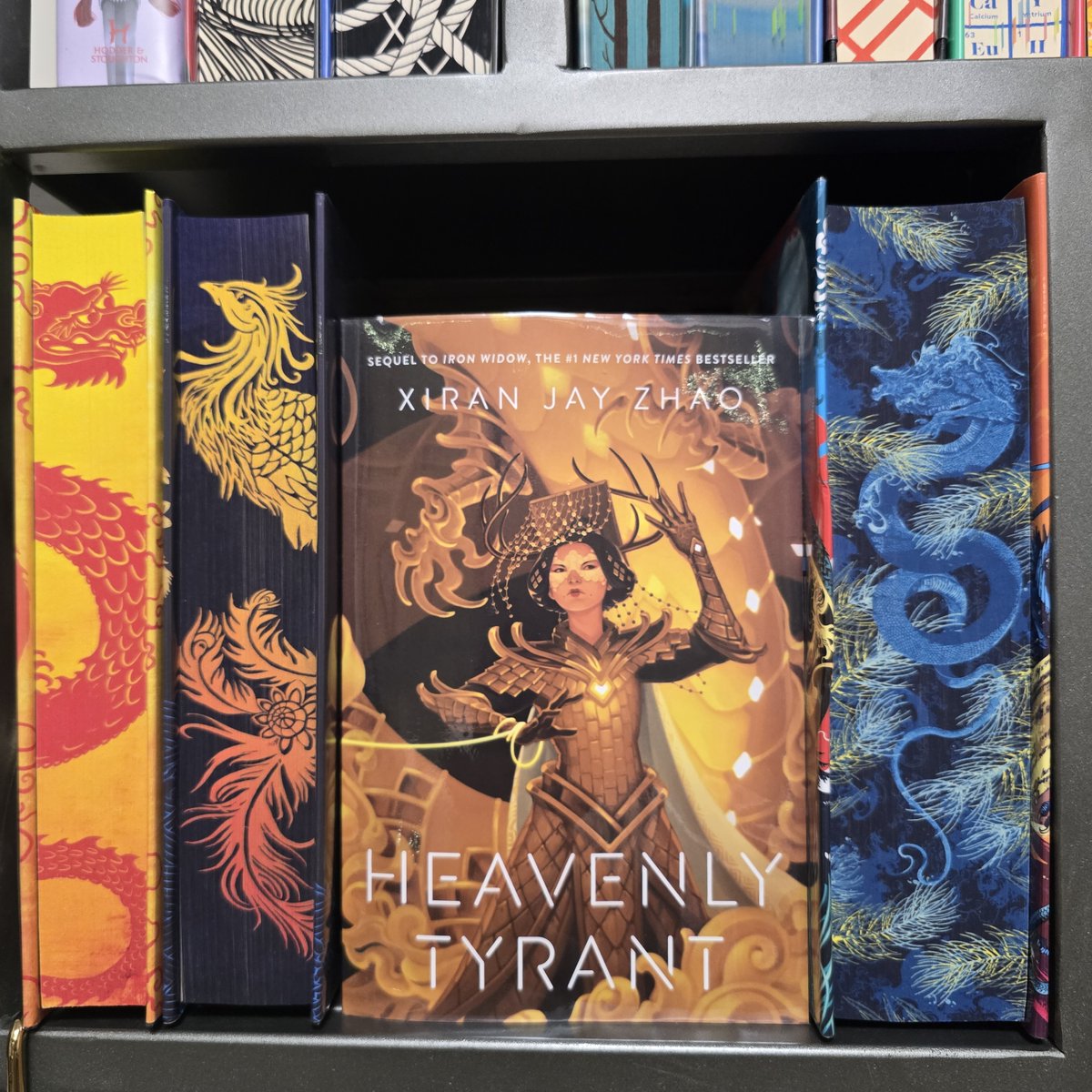 Heavenly Tyrant by Xiran Jay Zhao
Rating: 4.5/5 ⭐⭐⭐⭐⭐
Review: visit my blog

Heavenly Tyrant is a nonstop suspenseful read that will keep you "on the edge" of your seat. The author's skillful storytelling and the twists and turns make it hard to put down!

<a href="/ColoredPagesBT/">Colored Pages Book Tours</a>