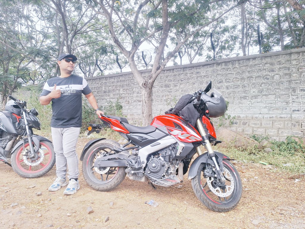 My first ride on NS400Z 👍