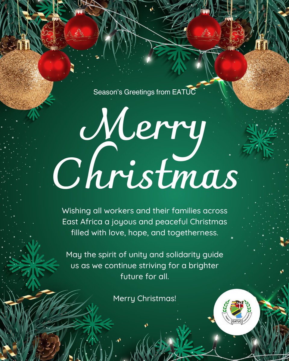 Merry Christmas!!

Wishing you a joyous and peaceful Christmas filled with love, hope and togetherness..

#Christmas #EATUC #Joyouse #Peace