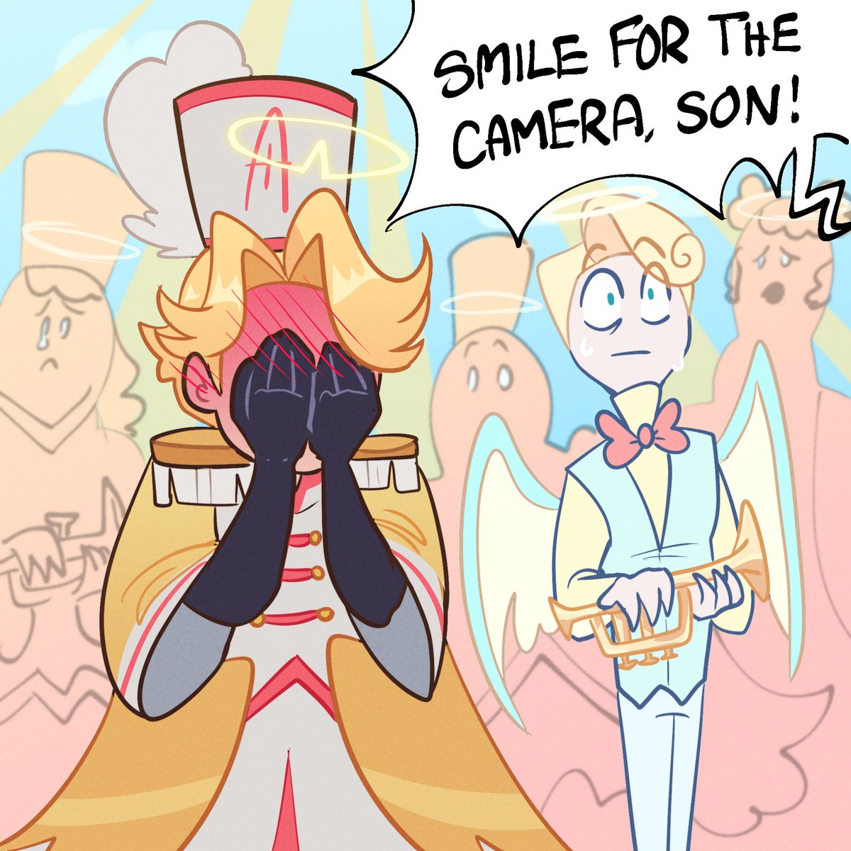 soccer mom adam is real to me 💖
#HazbinHotelAdam #HazbinHotelAbel