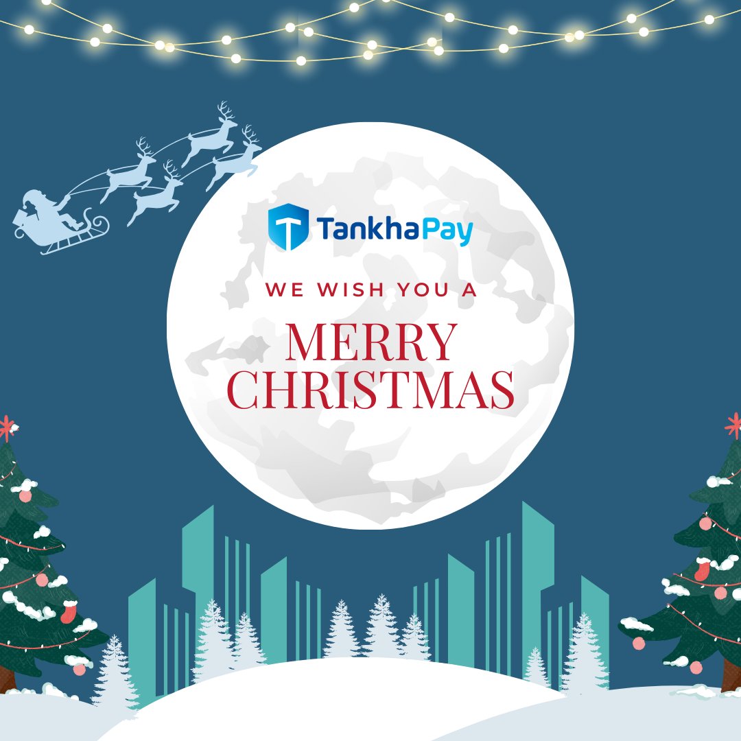 TankhaPay's tweet photo. 🎄 Merry Christmas from TankhaPay! 🎁

We wish you and your loved ones a Christmas filled with warmth, laughter, and unforgettable memories. Let’s celebrate the magic of this beautiful time together

#MerryChristmas  #SeasonOfJoy #Gratitude #Togetherness https://t.co/8KQmwTKgjd