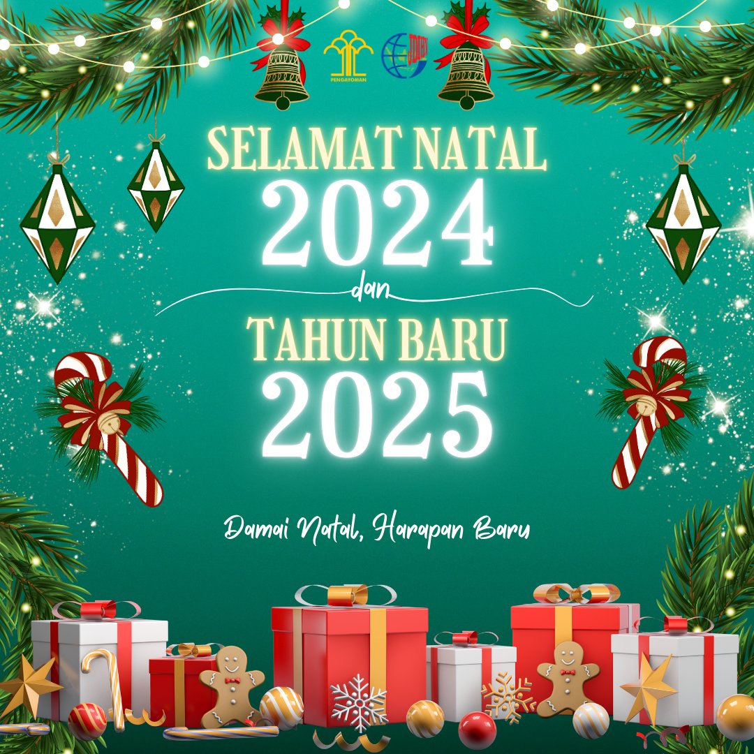 JDIH_kanwil's tweet photo. Rayakan Natal dengan kasih dan sambut Tahun Baru 2025 dengan semangat baru. Mari bersama menciptakan kedamaian, kebahagiaan, dan harapan untuk masa depan yang lebih baik.

Selamat Hari Natal dan Tahun Baru 2025!!
#bphn #jdihn #NataruPenuhSukaCita https://t.co/nY2LmwX2OM