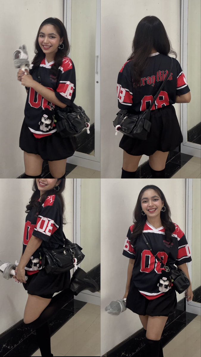 ga sempet foto di venue, udah keburu encok badan😭 jadi foto ootd pas dirumah. jersey by <a href="/stcykz/">♡ | hyun.beads</a> ❤️