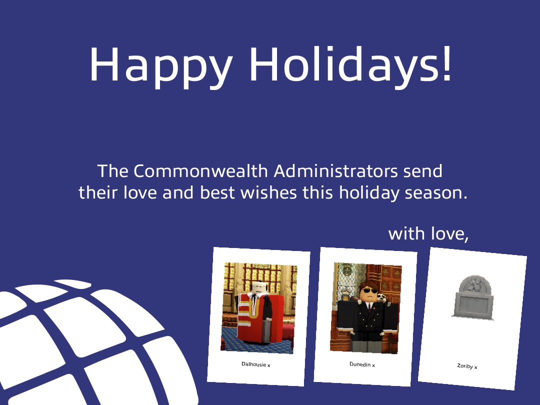 From the Commonwealth Administration, we wish you all a good holiday season! ❄️