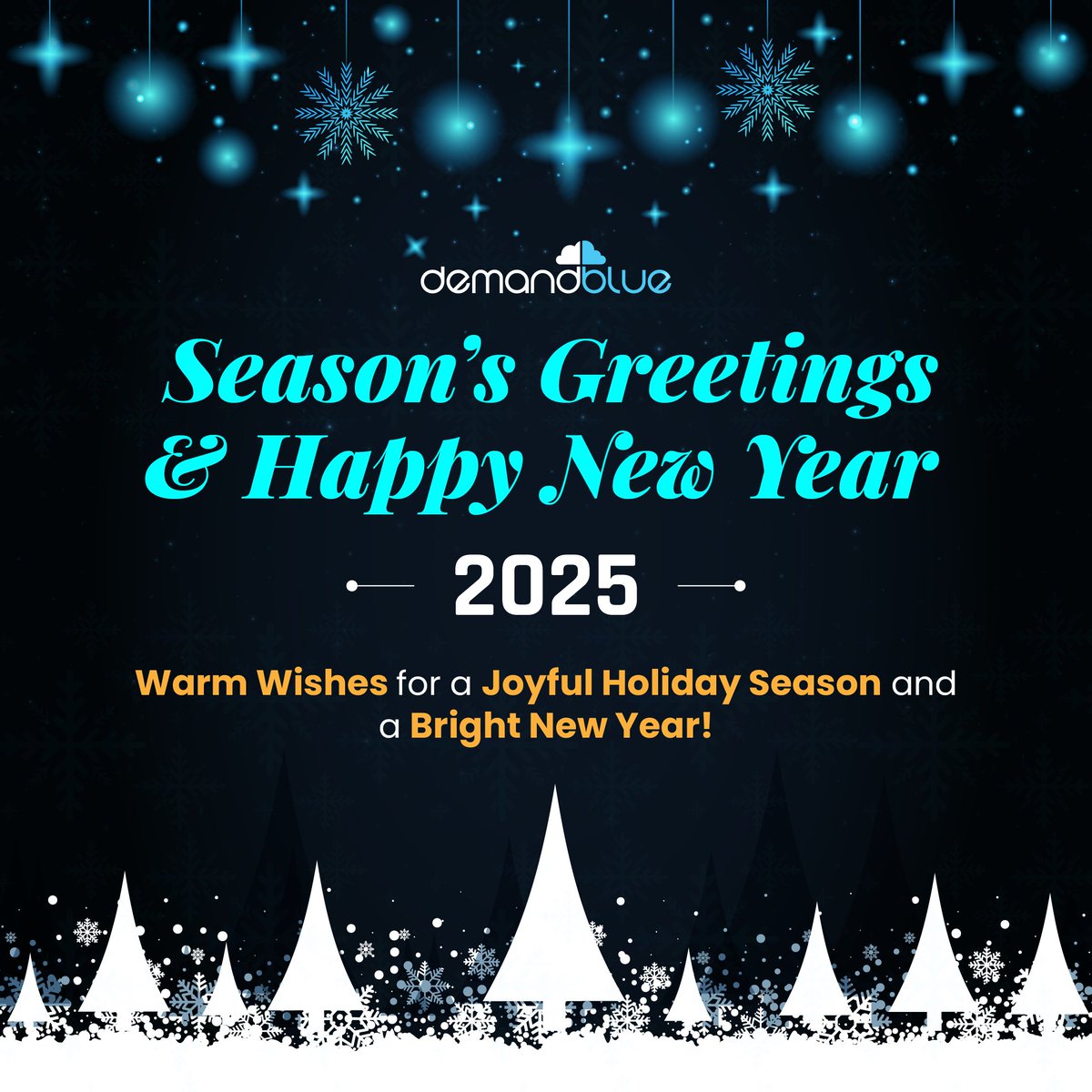 From all of us at DemandBlue to you, we wish you Happy Holidays! 🎄✨ 
 
May the festive spirit fill your hearts with joy and warmth. 

#HappyHolidays #NewYear
